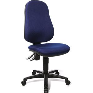 Topstar Point 60 bureaustoel, stof, 54 x 47 x 109 cm, blauw