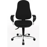 Topstar bureaustoel Support SY, zwart, basis uit chroom - zwart 8559UG20