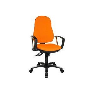 Topstar Trend SY 10, 9020AG04, bureaustoel, ergonomisch, met armleuningen, bekleding oranje