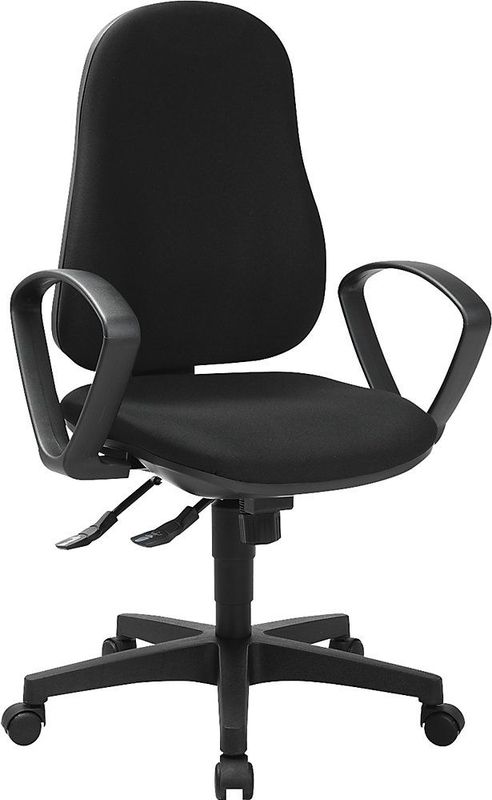 Topstar Bürodrehstuhl ""Support SY ECO"" mit Armlehnen, schwarz