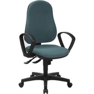 Topstar Bürodrehstuhl ""Support SY ECO"" mit Armlehnen, petrol