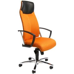 Topstar Bureaustoel High Sit Up incl. armleuningen oranje