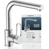 SCHÜTTE DESIGN RING Keukenkraan - Mengkraan - Met uittrekbare uitloop - Chroom