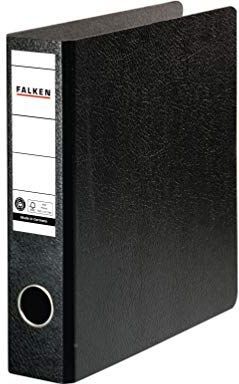Ordner A5 hoch Hartpappe 50mm schwarz