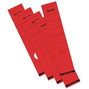 10 x Falken Ordnerrückenschilder selbstklebend 60x290mm VE=10 Stück ro