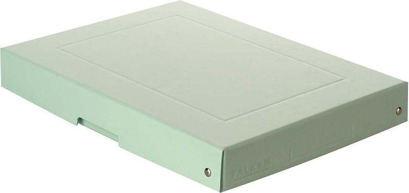 Falken Aufbewahrungsbox ""PURE Box"" Pastell, DIN A4, 40 mm Höhe, grün