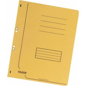 Falken Ösenhefter, DIN A4, ganzer Deckel, 1 Stück, gelb