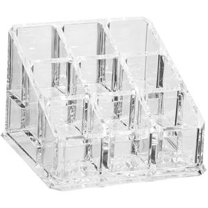 Doos en make-upstandaard Fantasy Model Stand F. Lipstick, verstuiver, etc., acryl, leeg, afmetingen x