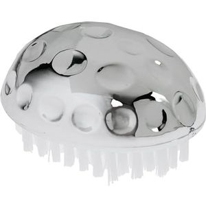 Nail Brush Fantasy Merk Model Nagelborstel, Zilver, Plastic, Afmetingen 4 x 4,5 cm