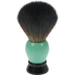 Merk Kam Fantasie Model Scheerkwast, Synthetisch Haar, Plastic Handvat, Mint/Zwart, Ring