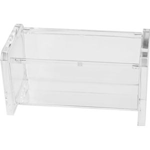 Wattenstaafjes-box met deksel, acryl, leeg