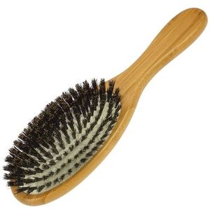 Haarborstel, bamboehout, met natuurlijke borstelharen