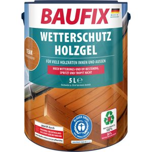 BAUFIX Houtbeschermende Gel- Beits teak 5 Liter