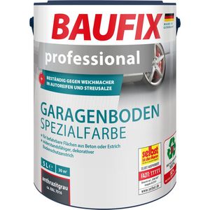 BAUFIX Professionele garagevloer verf antraciet grijs 5 Liter