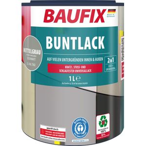 BAUFIX Multi- Lakverf middelgrijs 1 Liter