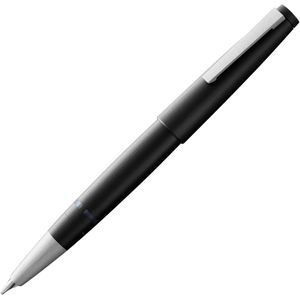 LAMY 2000 black - elegante zuigervulpen met robuuste houder van met glasvezel versterkt kunststof - geplatineerde 14 kt. gouden penpunt - penpuntbreedte EF