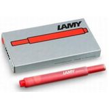 Lamy - T 10 - Inktpatronen - Rood - 5 Stuks / 1,25 ml