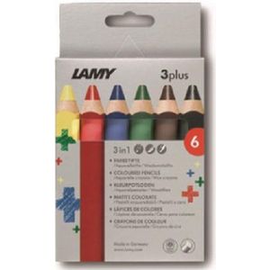 LAMY kleurpotloden 3plus  6 stuks
