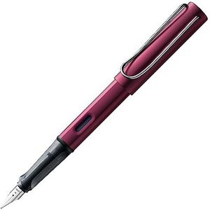 LAMY AL-star black purple - Vulpen met ergonomische greep & gepolijst linkshandige stalen penpunt (LH) in maat M - lichtgewicht aluminium behuizing - inclusief LAMY T 10 blauw vulling