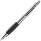 Lamy accent balpen 296 – aluminiumkleurige balpen met verwisselbare rubberen handgreep – met grote vulling – S, 1 stuk (1 stuk)