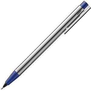 LAMY logo matt blue - tijdloos mechanisch vulpotlood met hoge functionaliteit & behuizing van robuust roestvrij staal - inclusief LAMY M 40 fijnstreepvulling 0,7 mm