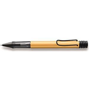 LAMY 1235509 AL-star balpen 299, aluminium in de kleur goud/zwart met ergonomische handgreep en transparant handvat, met grote vulling, lijnbreedte M