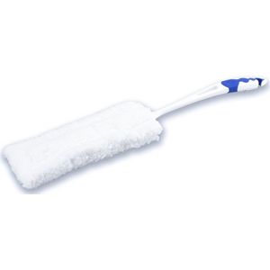 Brumag Radiatorborstel - microvezel - wit - duster - verwarming borstel - Schoonmaakborstel/rager verwarming