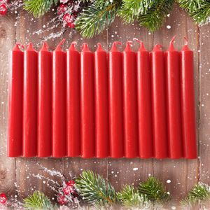 EWA, Kaarsen voor de kerstboom , rood , 20 stuks