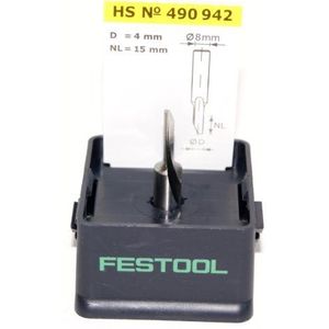 Nutfräser hs Schaft 8 mm hs S8 d 4/15 - 490942 - Festool