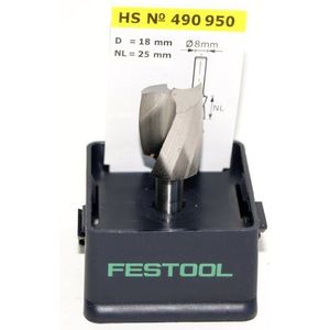 Festool Fresa helicoidal HW para ranurar HS Spi S8 D18/25