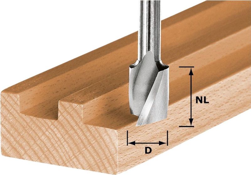 Festool - HW Spi S8 D6/16 - Spiraalgroeffrees - D 6 mm - GL 50 mm