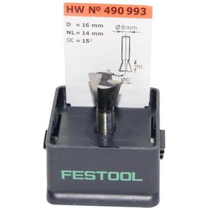Grat-/Zinkenfräser hw S8 D16/13,5/15° – 490993 - Festool