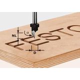 Festool Schriftenfräser HS S8 D11/60° 11 mm Durchmesser 8 mm Schaft ( 491002 )