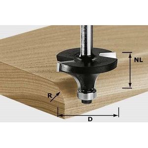 Festool 491013 Afrondfrees HW Schacht - 8mm - S8 D25,5/R6,35 KL