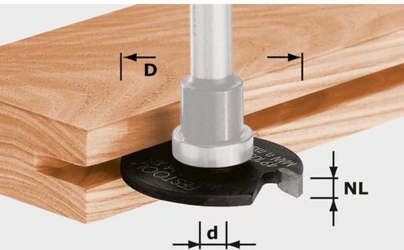 Festool HW D40x2,5 Schijfgroeffrees 40,0x2,5mm - 491056