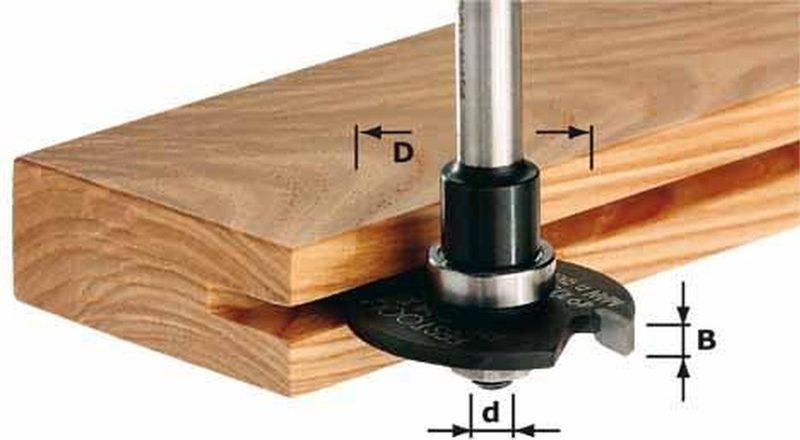 Festool - Sleuffrees - Hardmetalen Punt - Voor Groeven en Parket