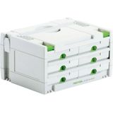 Festool - SYS 3-SORT/6 Sortainer - Gereedschapskoffer - 395 X 295 X 210 Mm