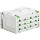 Festool - SYS 3-SORT/12 - Gereedschapskoffer - Met Kleine Lades - 12 Schuiflades