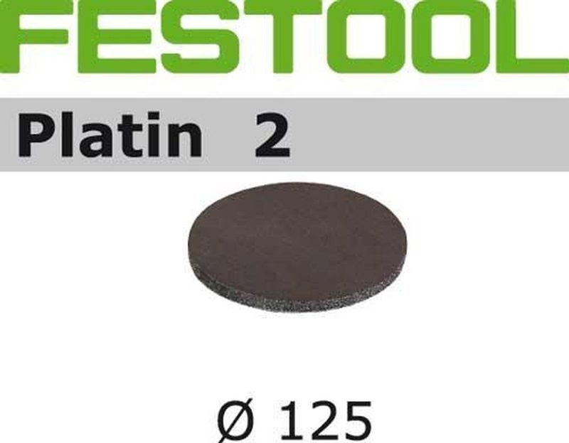 Schleifscheibe Platin 2 stf D125/0 S2000 PL2/15 - 492376 - Festool