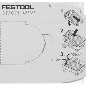 Festool stofzakken (5x) - FIS-CTL MIDI - 498411