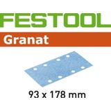 Schleifstreifen stf 93X178 P120 GR/100 Granat - 100 Stück - Festool