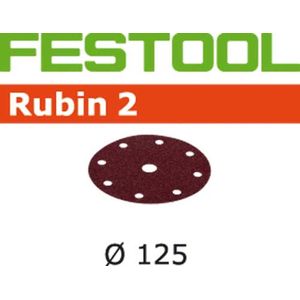 Festool 125mm schuurschijven [50x] - Rubin 2 - korrel 80 - 499095