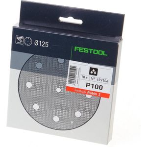 Festool 499105 STF Rubin 2 Schuurschijf - P120 - 125mm (10st)