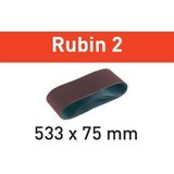 Festool Schuurbanden 75x533 [10x] K80 499157 Rubin2