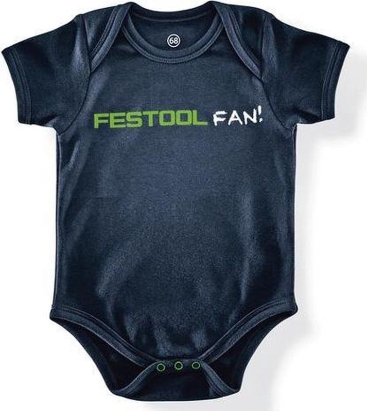 Festool - Romper - Blauw - 100% Katoen - Festool Fan