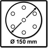 Festool - STF-D150/48 P24 - Schuurschijf - 150 mm - Saphir - VE=25