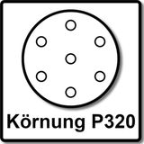 Festool Schuurschijf STF D150/48 P320 Granat VE=100