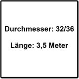 Festool Afzuigslang D 36/32 D 36/32x3,5m-AS/R 204923