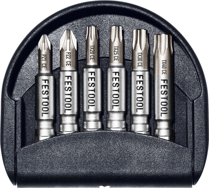 Festool - CENTRO - Bit-Set - 6-delig - Inclusief Bit-Check