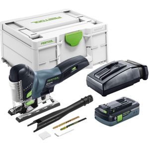 Festool festool carvex psc 420 ebi-plus accu-decoupeerzaag - met 18 V 4.0 Ah accu en oplader - 576525